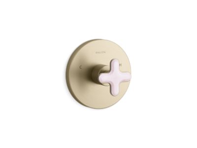 Kallista P32708-RST 002 Thermostatic Trim, Rose Quartz