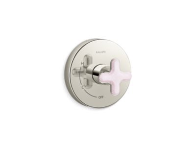Kallista P32707-RST 002 Pressure Balance Trim, Rose Quartz