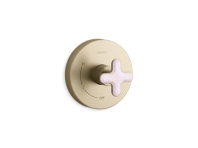 Kallista P32707-RST 002 Pressure Balance Trim, Rose Quartz