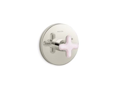 Kallista P32708-RST 002 Thermostatic Trim, Rose Quartz