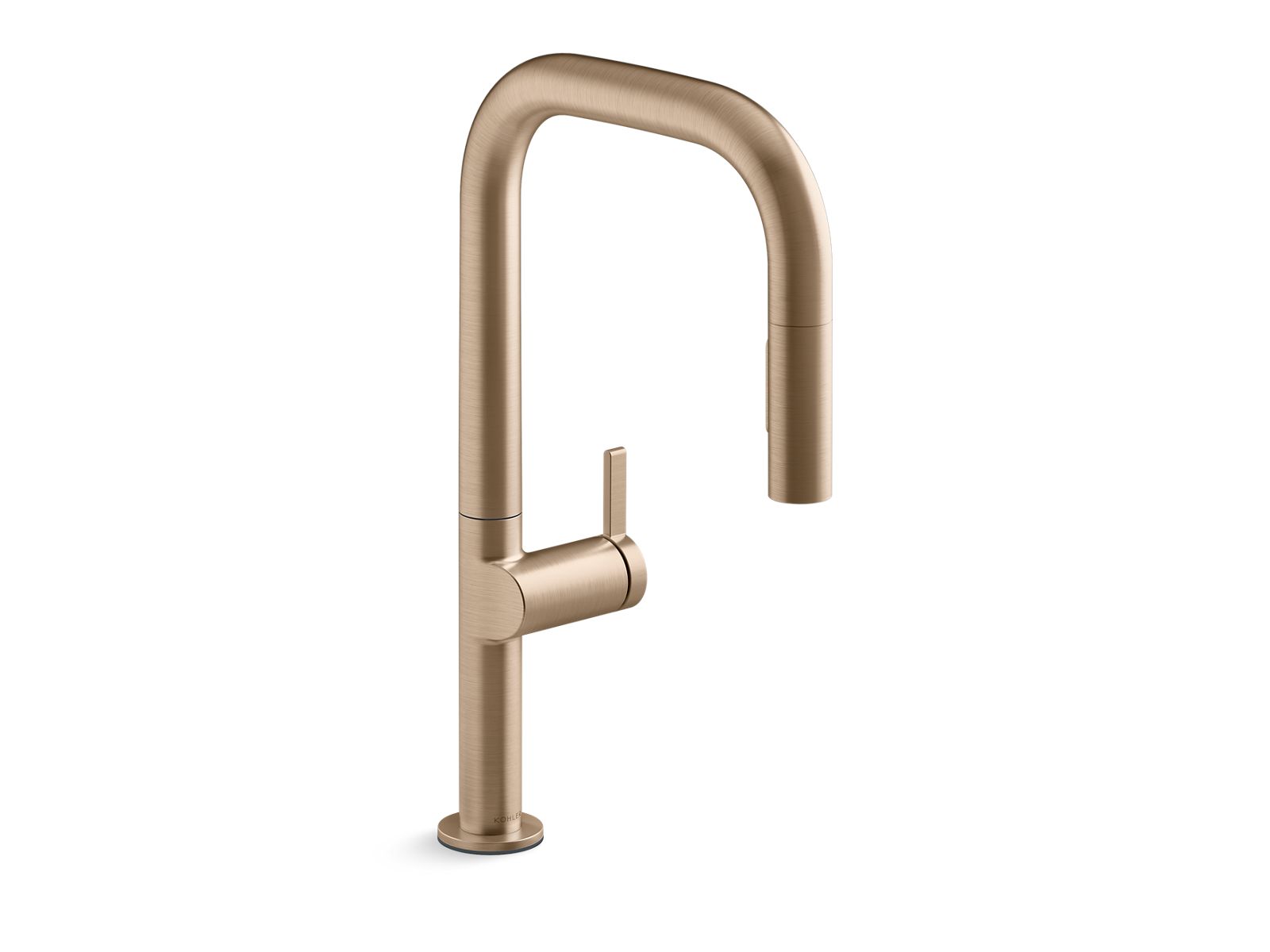 KOHLER Components Pull-down kitchen sink faucet with two-function sprayhead