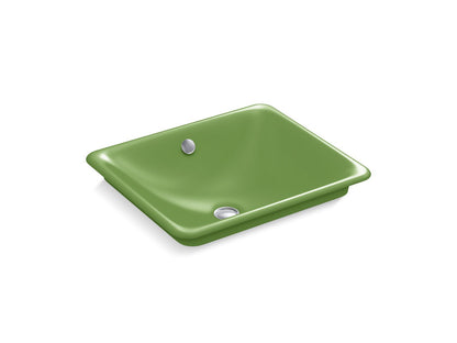 KOHLER K-5400-PFG Iron Plains 18-1/2" rectangular vessel bathroom sink