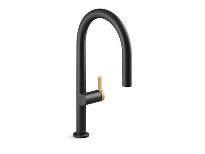KOHLER K-28270 Components Touchless pull-down kitchen sink faucet with two-function sprayhead