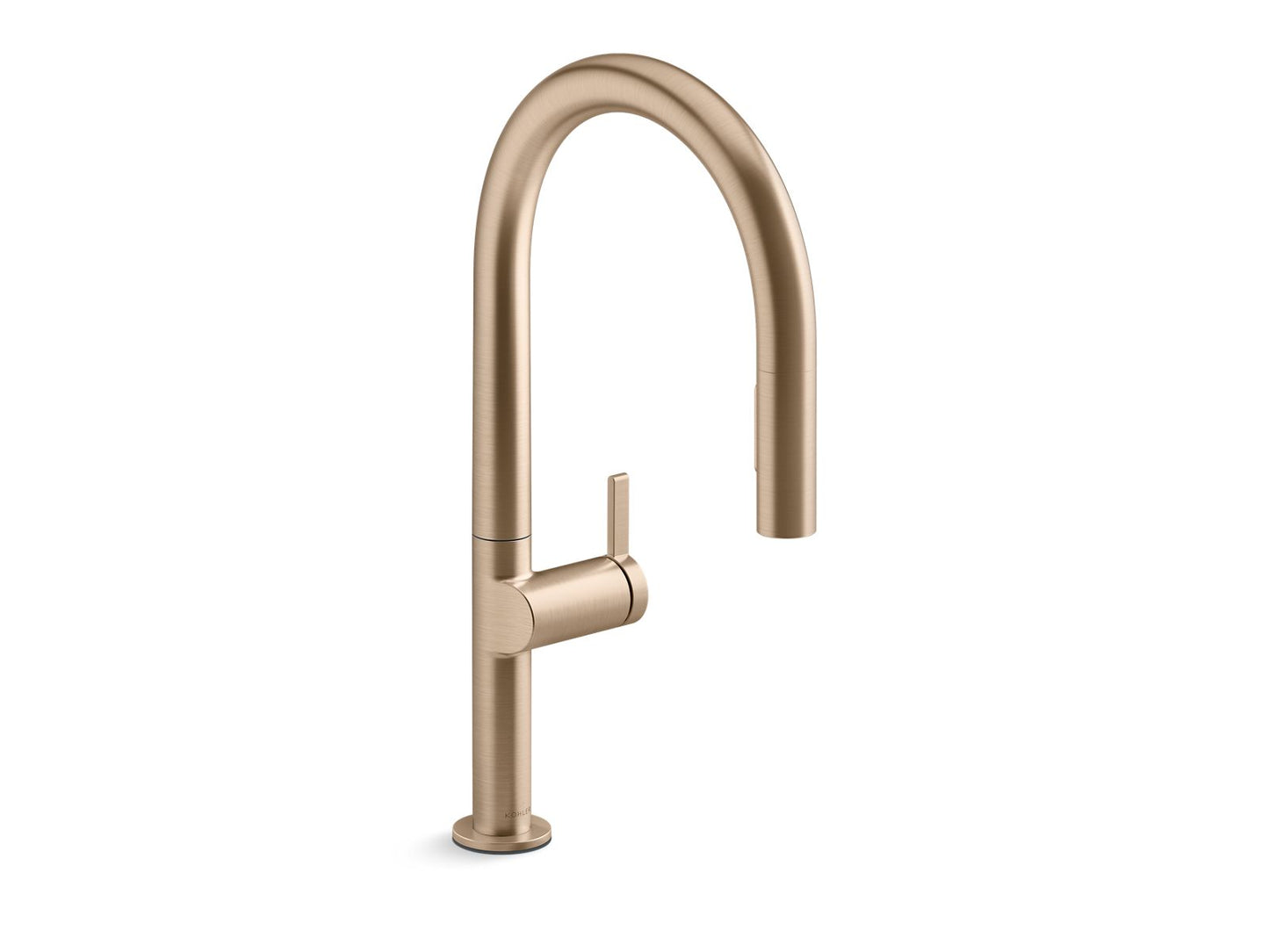 KOHLER Components Touchless pull-down kitchen sink faucet with two-function sprayhead