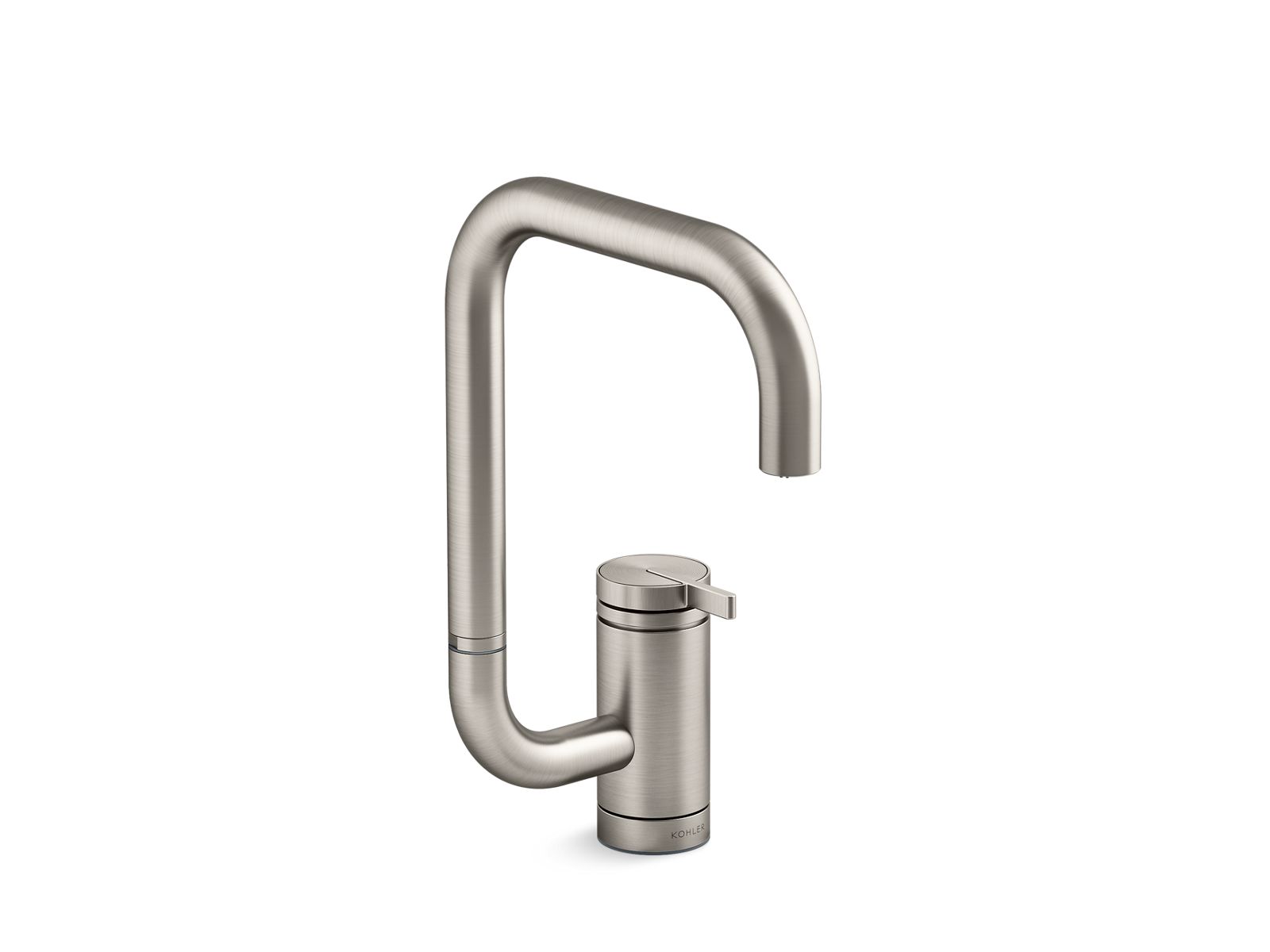 KOHLER K-28290 Components Single-handle bar sink faucet with two-function extended-reach spout