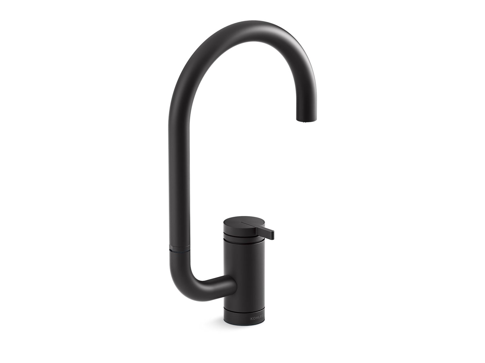 KOHLER K-28277 Components Single-handle bar sink faucet with two-function extended-reach spout