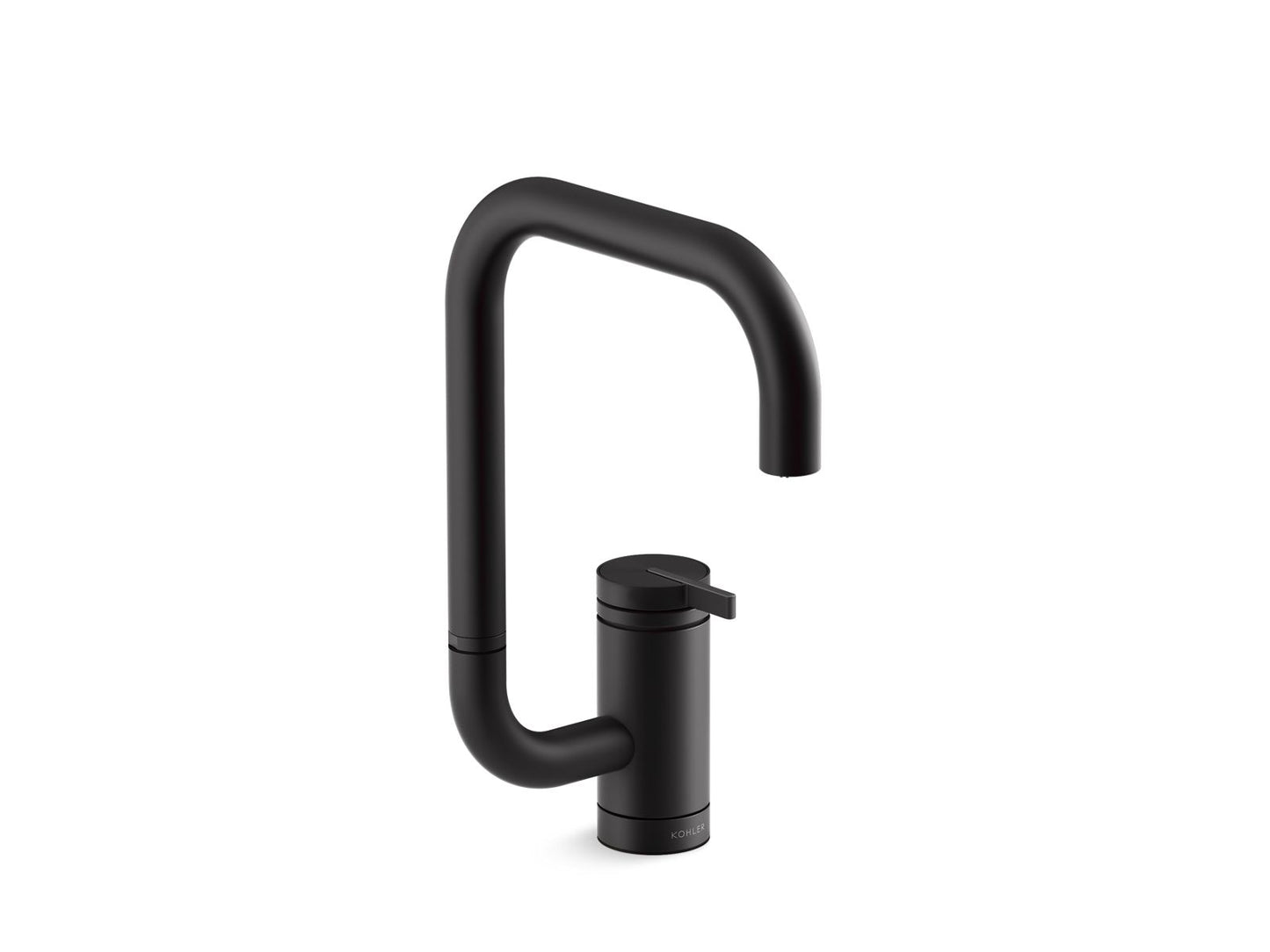 KOHLER K-28290 Components Single-handle bar sink faucet with two-function extended-reach spout