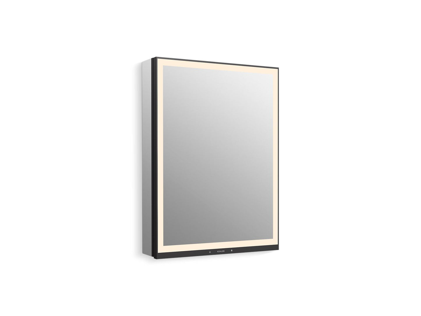 KOHLER K-33690-L Collage 24" x 32" lighted framed medicine cabinet, left-hinged