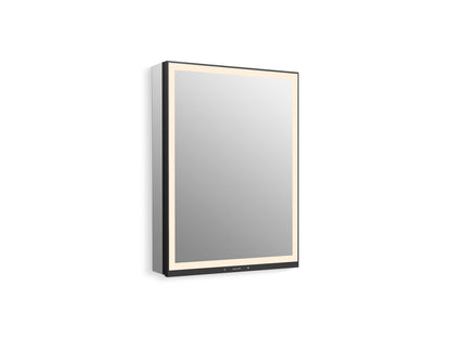 KOHLER K-33690-L Collage 24" x 32" lighted framed medicine cabinet, left-hinged