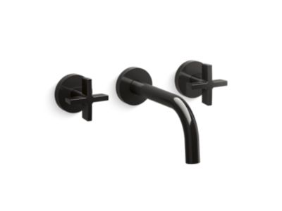 Kallista P21803-CR One Wall Mnt Lav W/Cross & Short Spout