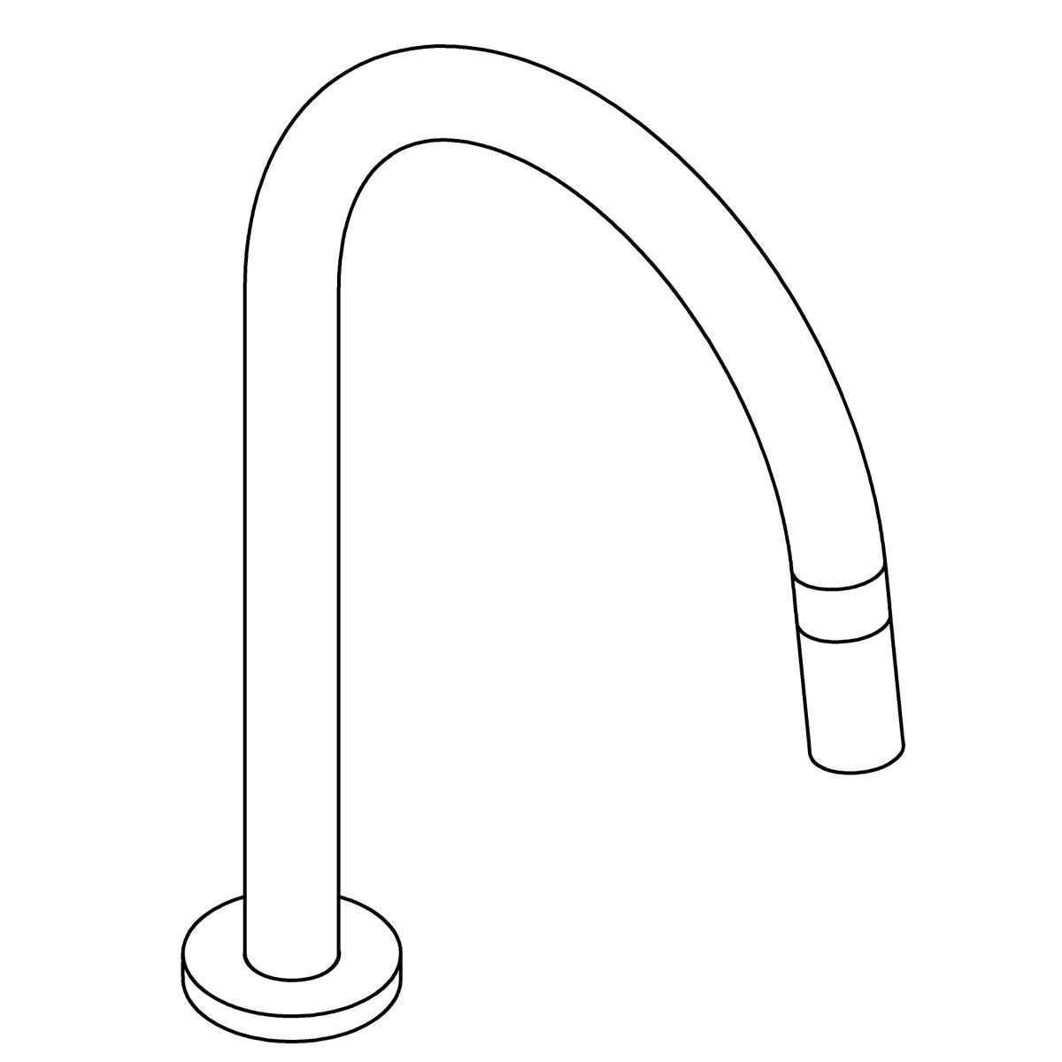 KOHLER K-1509815 Karbon Deck-mount Replacement Spout Kit