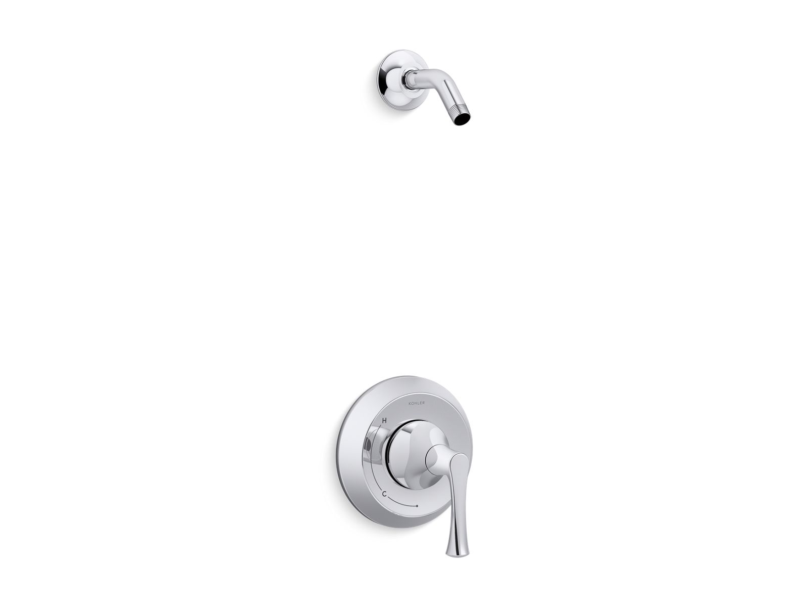 KOHLER K-TLS35938-4 Buckley Rite-Temp shower trim kit, without showerhead