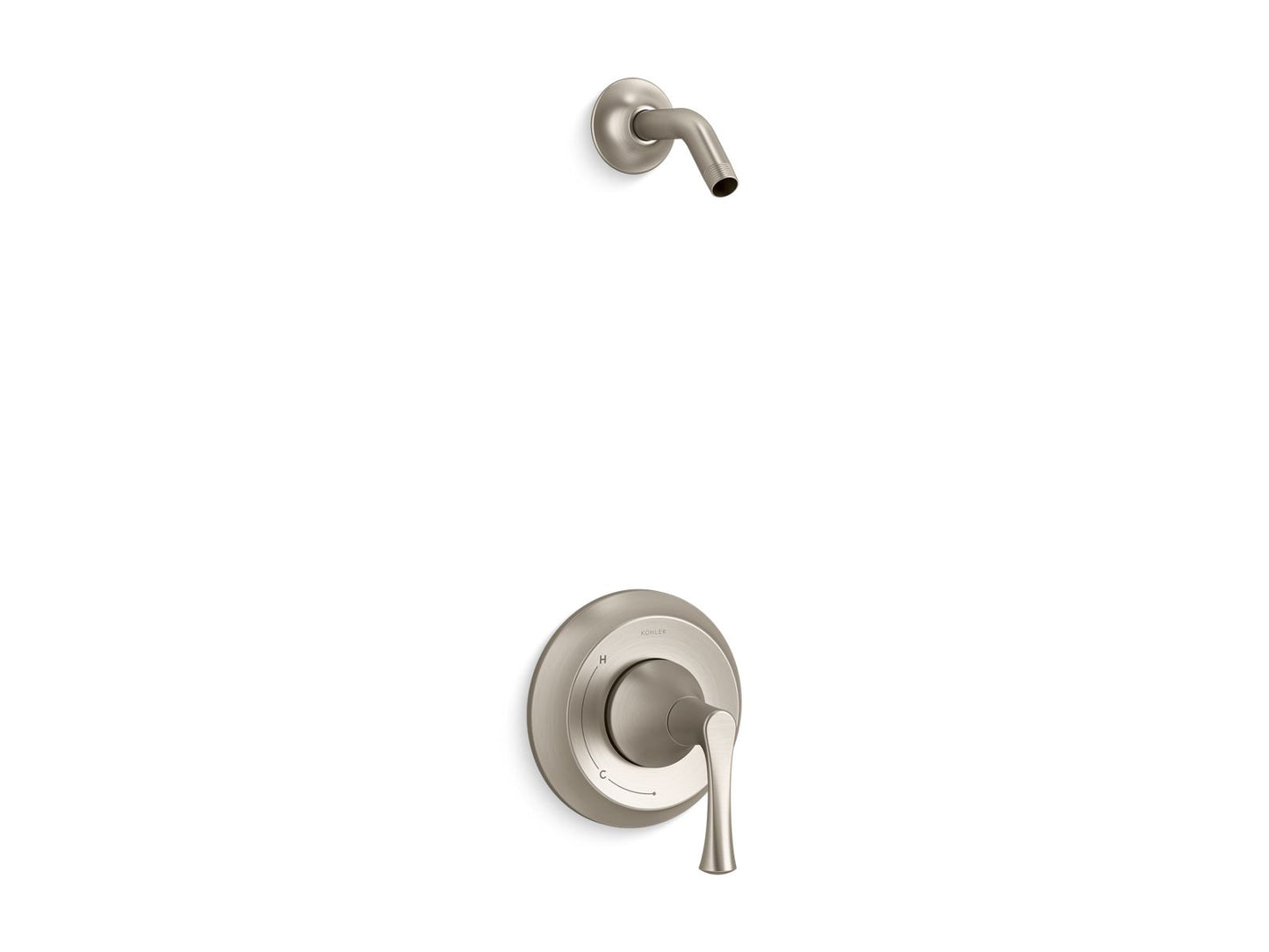 KOHLER K-TLS35938-4 Buckley Rite-Temp shower trim kit, without showerhead
