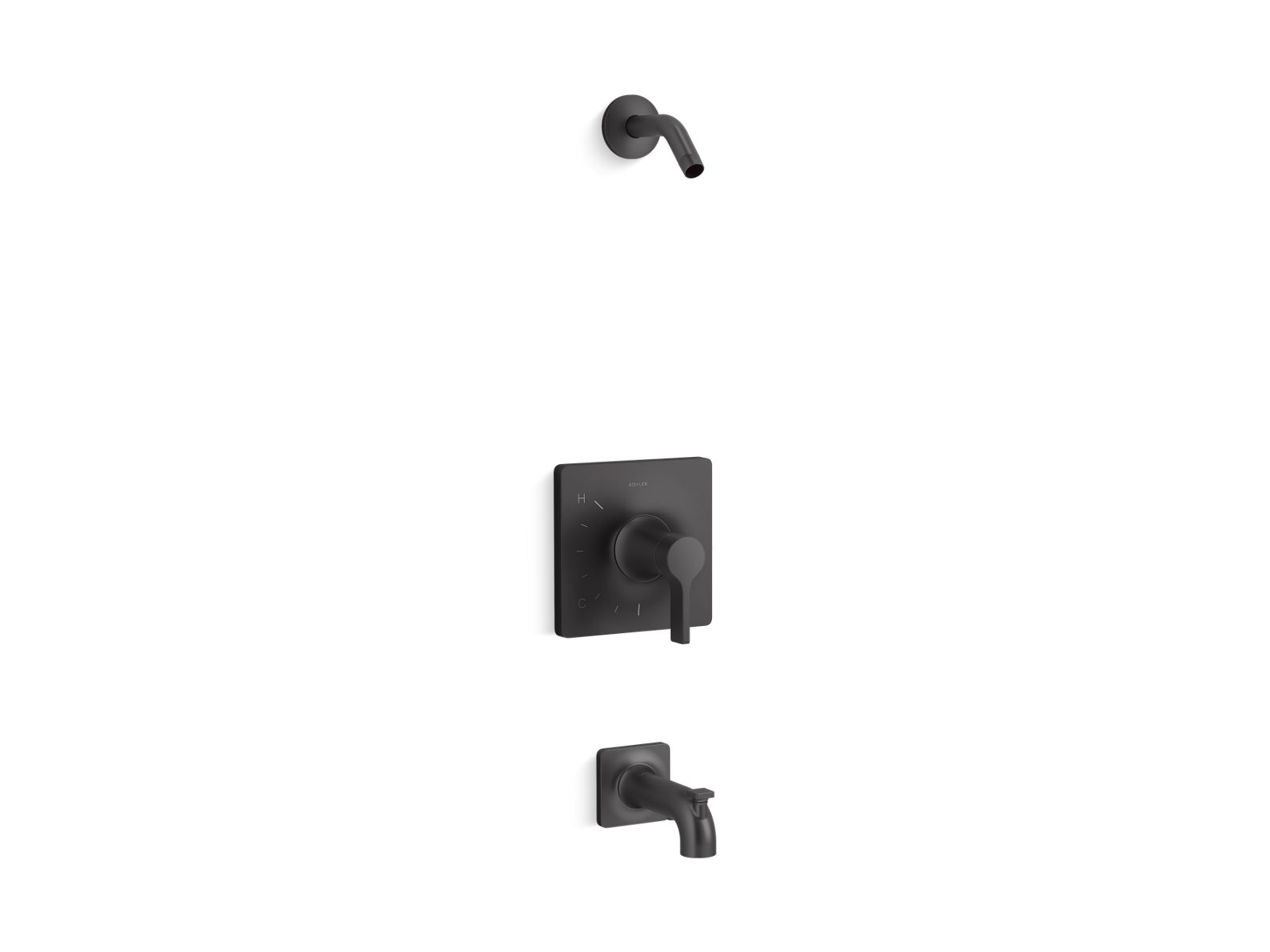 KOHLER Venza Rite-Temp bath and shower trim kit, without showerhead