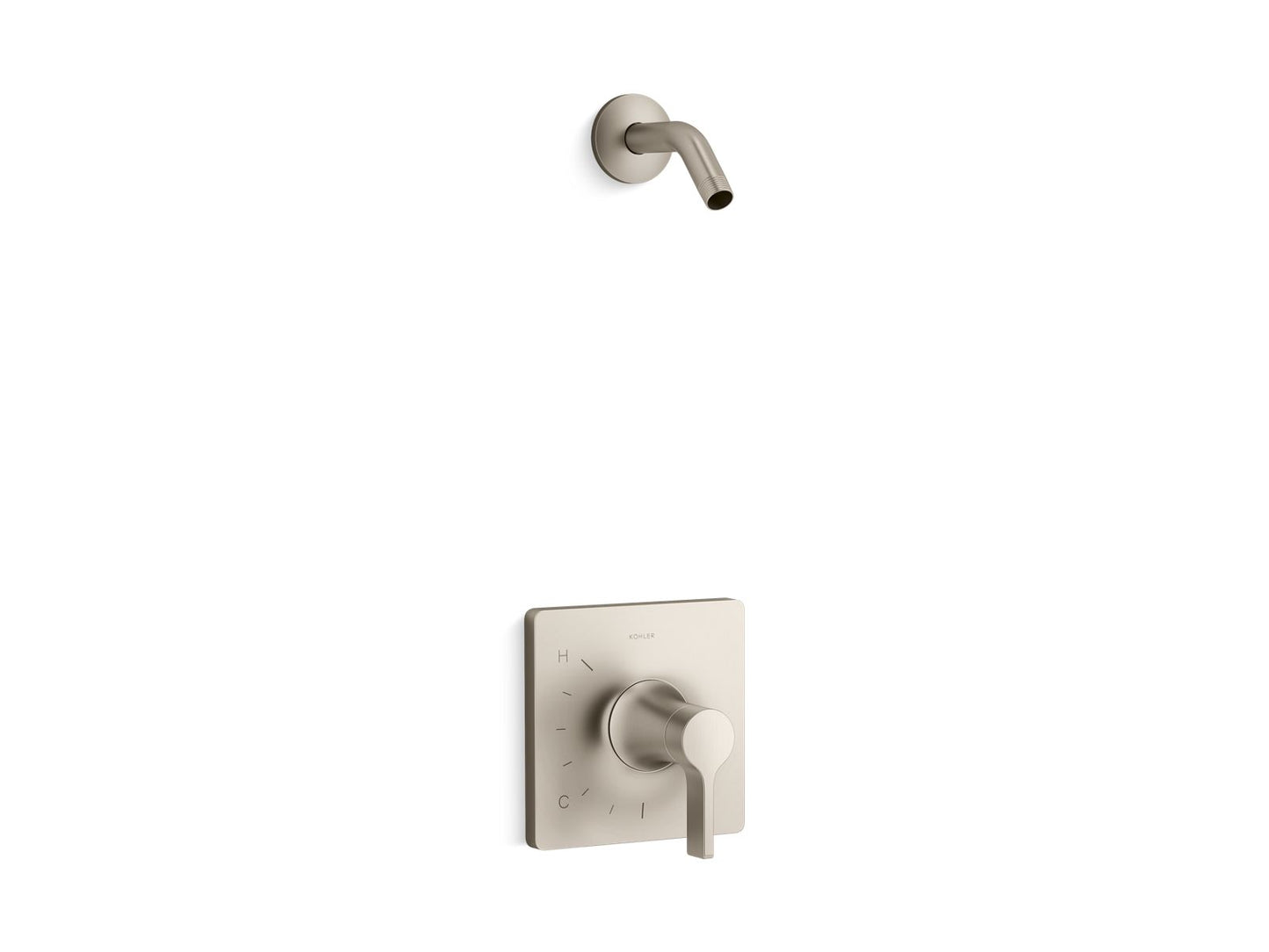 KOHLER Venza Rite-Temp shower trim kit, without showerhead