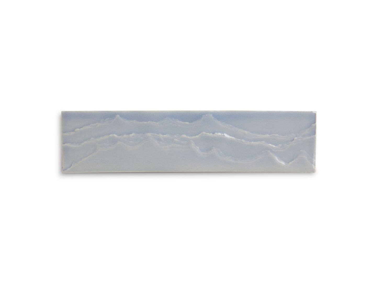 KOHLER Landshapes™ by Daniel Arsham 3" x 12" feature tile produced by the KOHLER WasteLAB