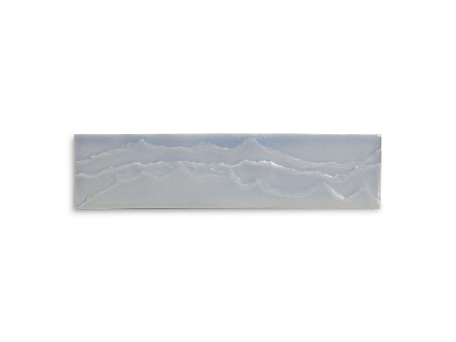 KOHLER Landshapes™ by Daniel Arsham 3" x 12" feature tile produced by the KOHLER WasteLAB