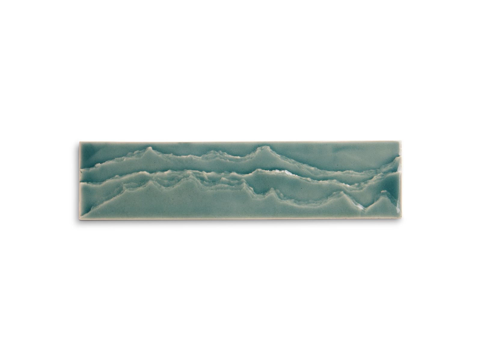 KOHLER Landshapes™ by Daniel Arsham 3" x 12" feature tile produced by the KOHLER WasteLAB