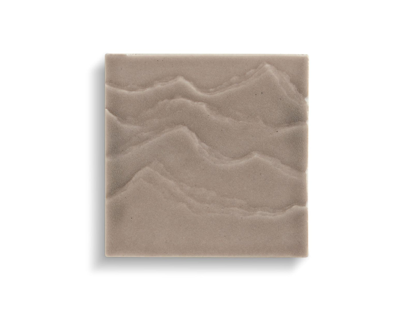 KOHLER Landshapes™ by Daniel Arsham 4" x 4" Feature Tile produced by the KOHLER WasteLAB
