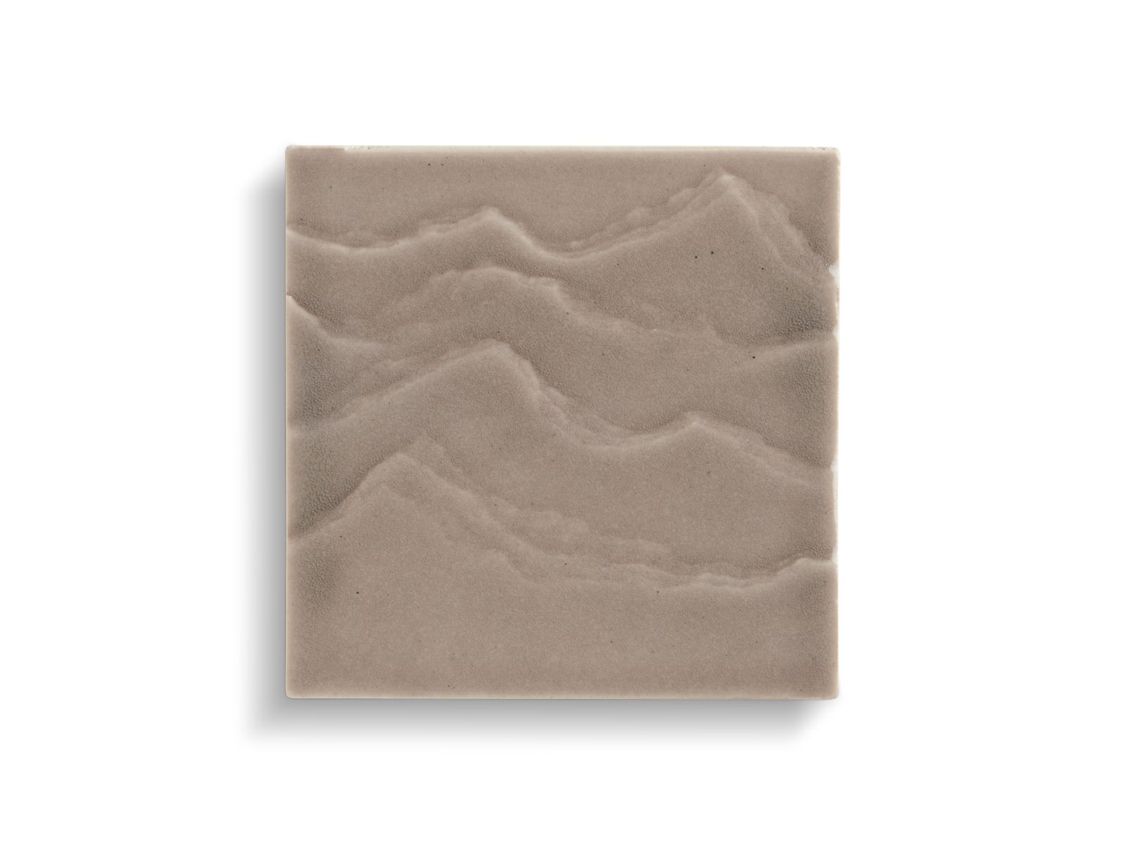 KOHLER Landshapes™ by Daniel Arsham 4" x 4" Feature Tile produced by the KOHLER WasteLAB