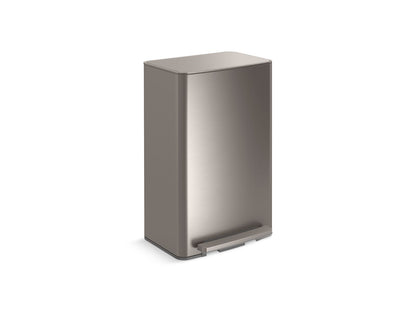 KOHLER 13-gallon curved step trash can