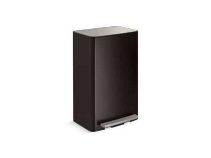 KOHLER 13-gallon curved step trash can