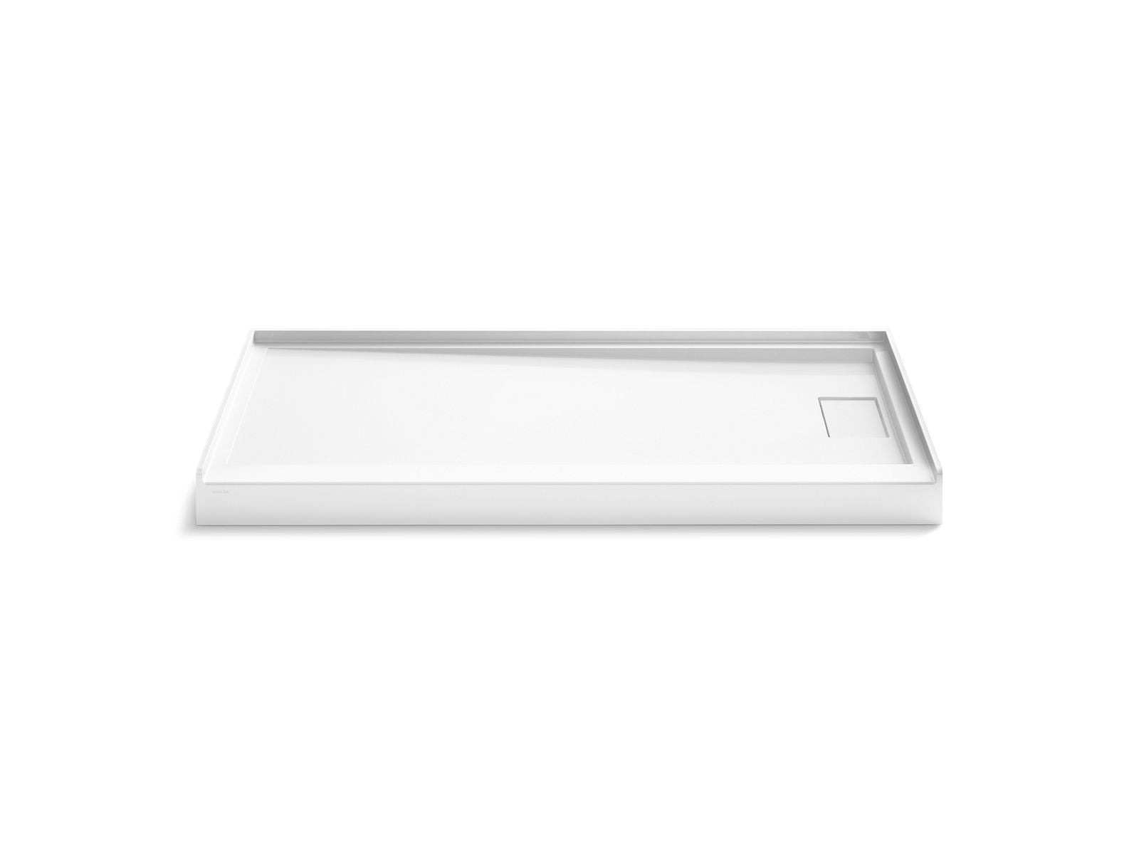 KOHLER Stoneridge™ 60" x 30" alcove shower base, right drain
