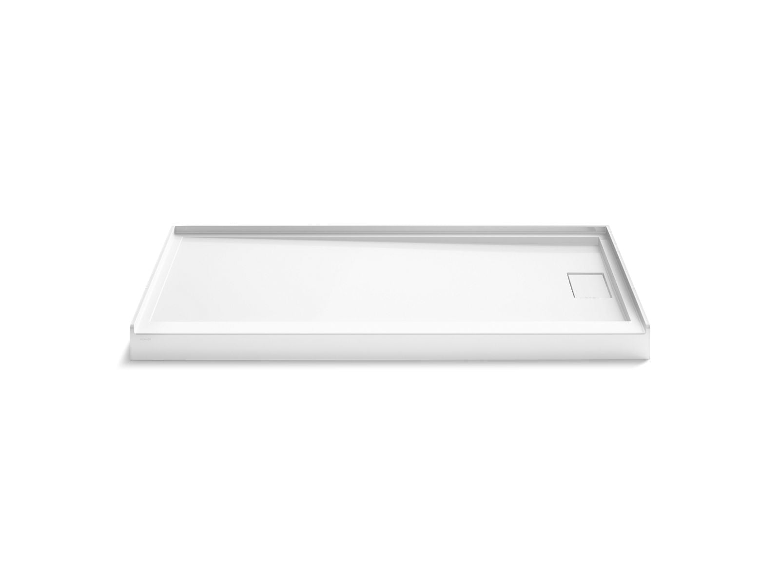 KOHLER Stoneridge™ 66" x 34" alcove shower base, right drain