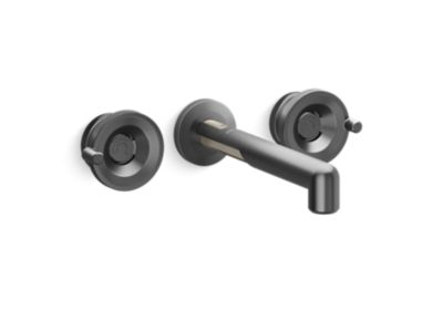 Kallista P34885-BN Vice Wall Mount Fct Wide Spread Wheel