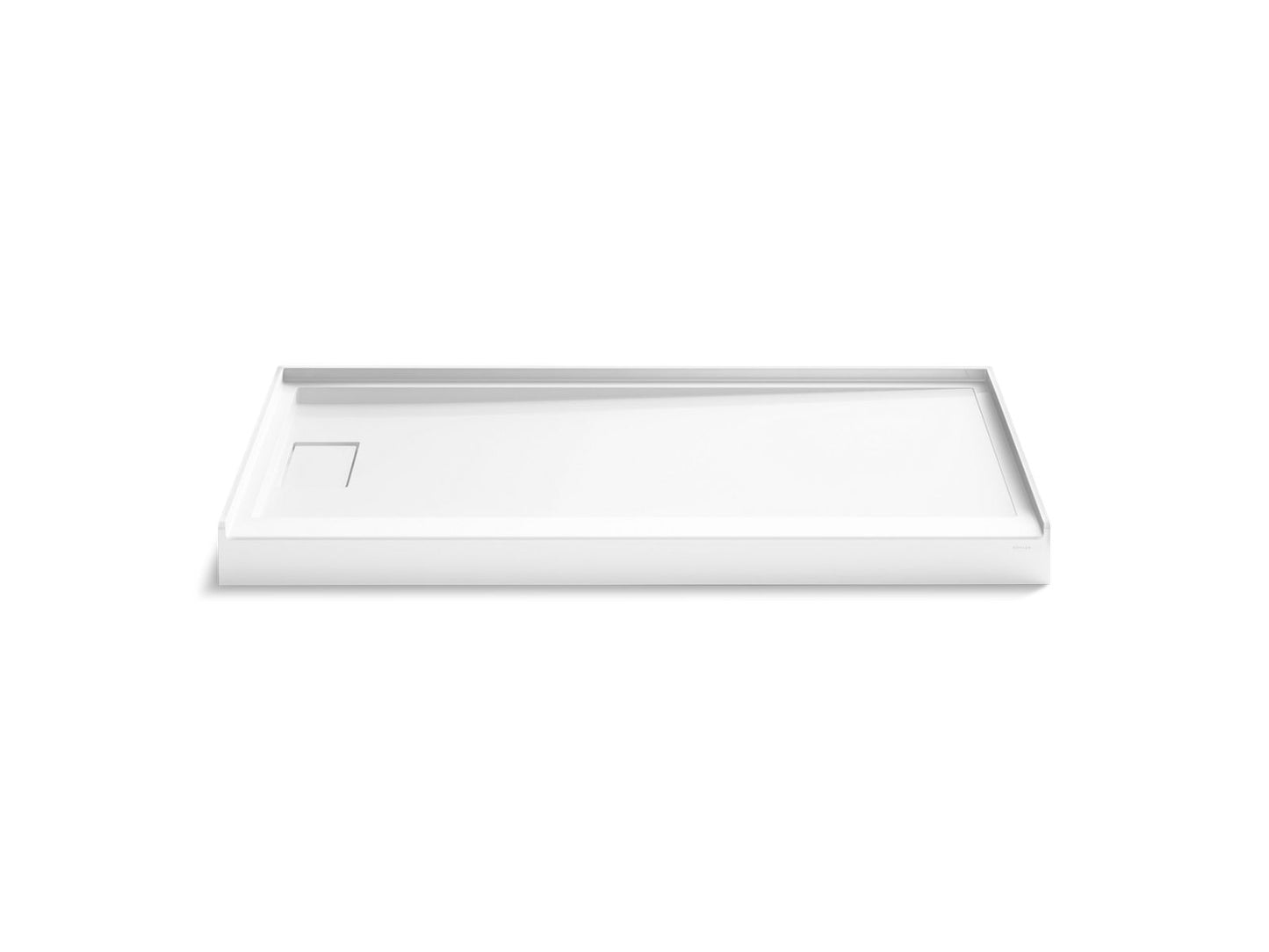 KOHLER Stoneridge™ 60" x 30" alcove shower base, left drain