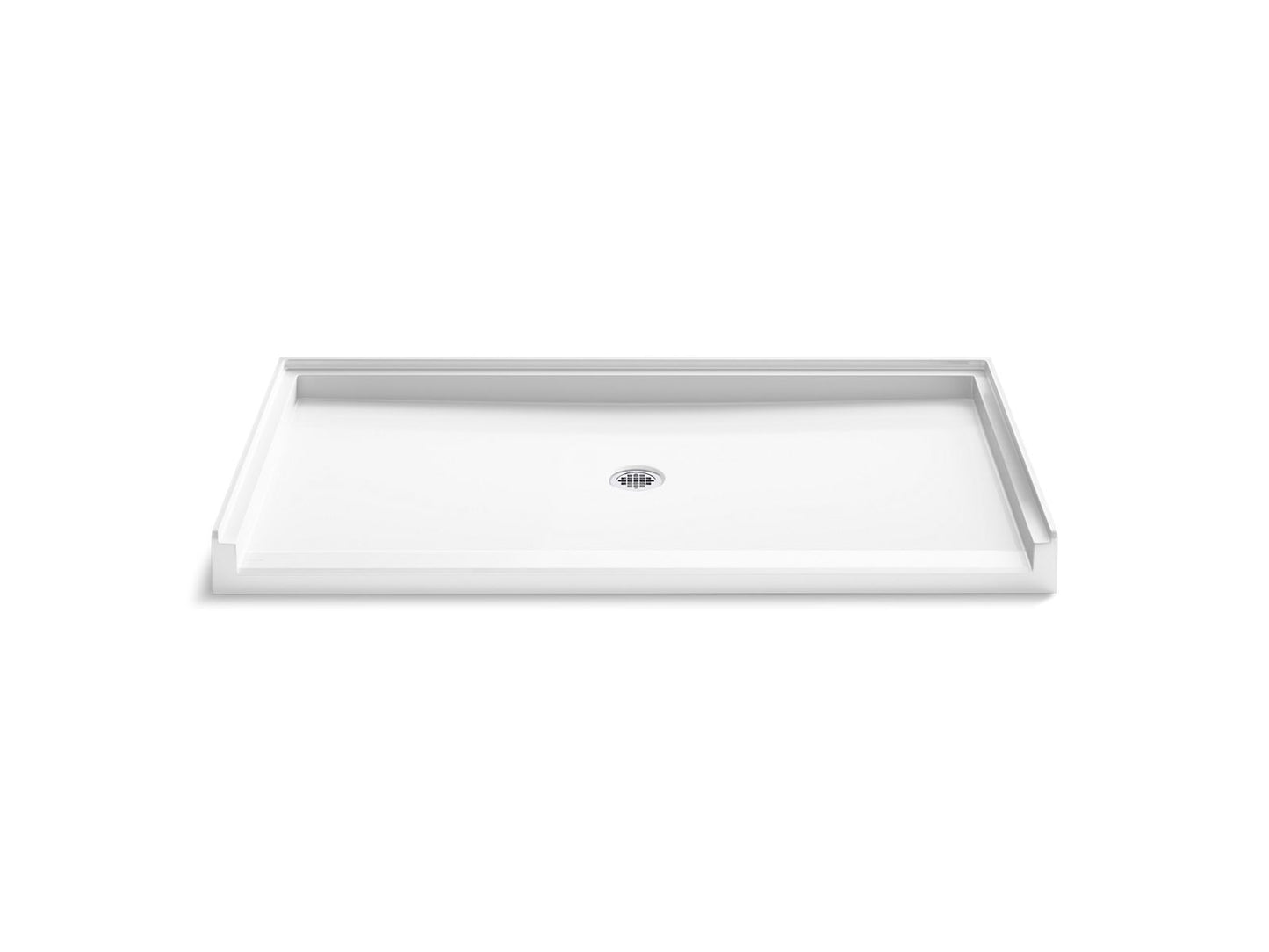 KOHLER Stoneridge™ 62" x 34" alcove shower base, center drain