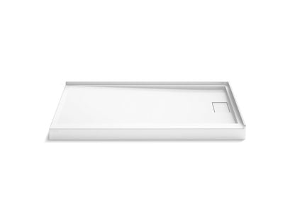 KOHLER Stoneridge™ 60" x 36" corner shower base, right drain