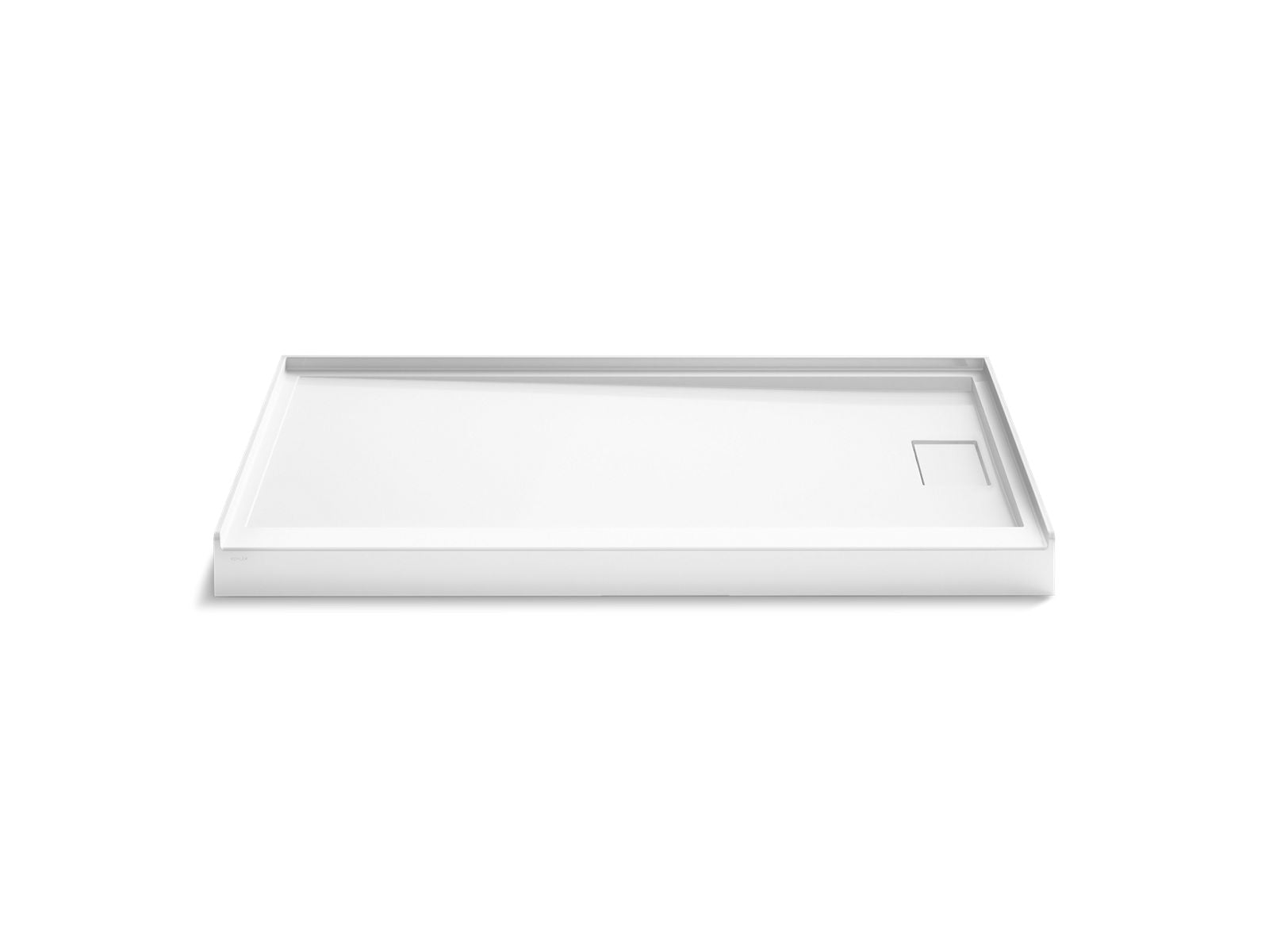 KOHLER Stoneridge™ 60" x 34" alcove shower base, right drain