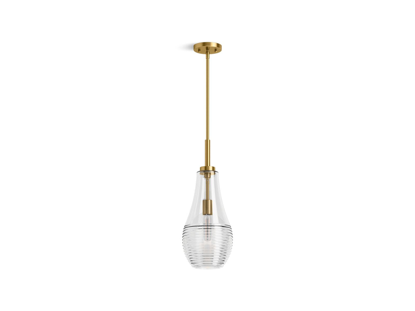 KOHLER K-42196-PE01 Simplice 8" teardrop pendant