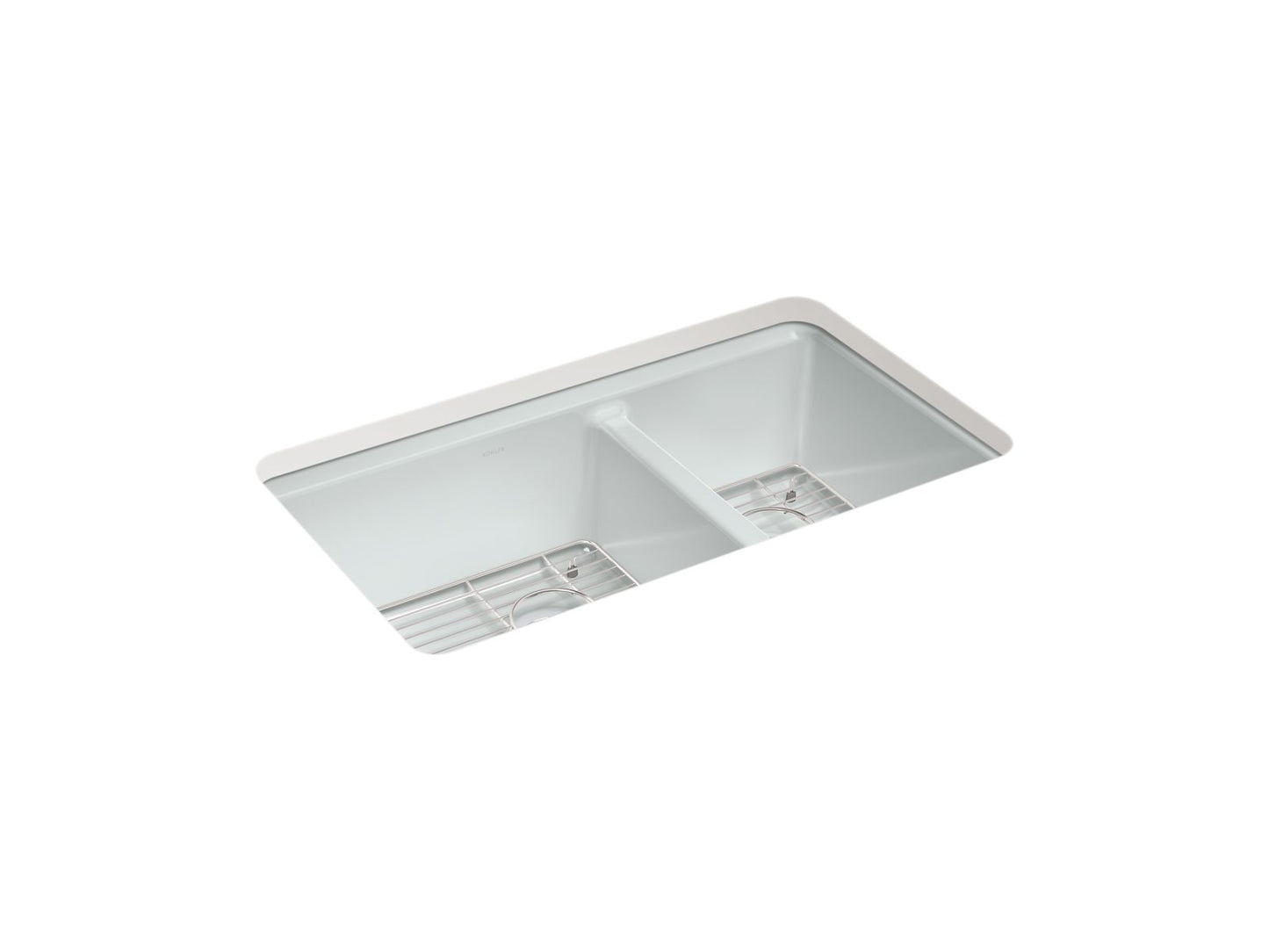 KOHLER Riverby 33" undermount double-bowl kitchen sink