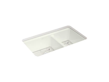 KOHLER Riverby 33" undermount double-bowl kitchen sink