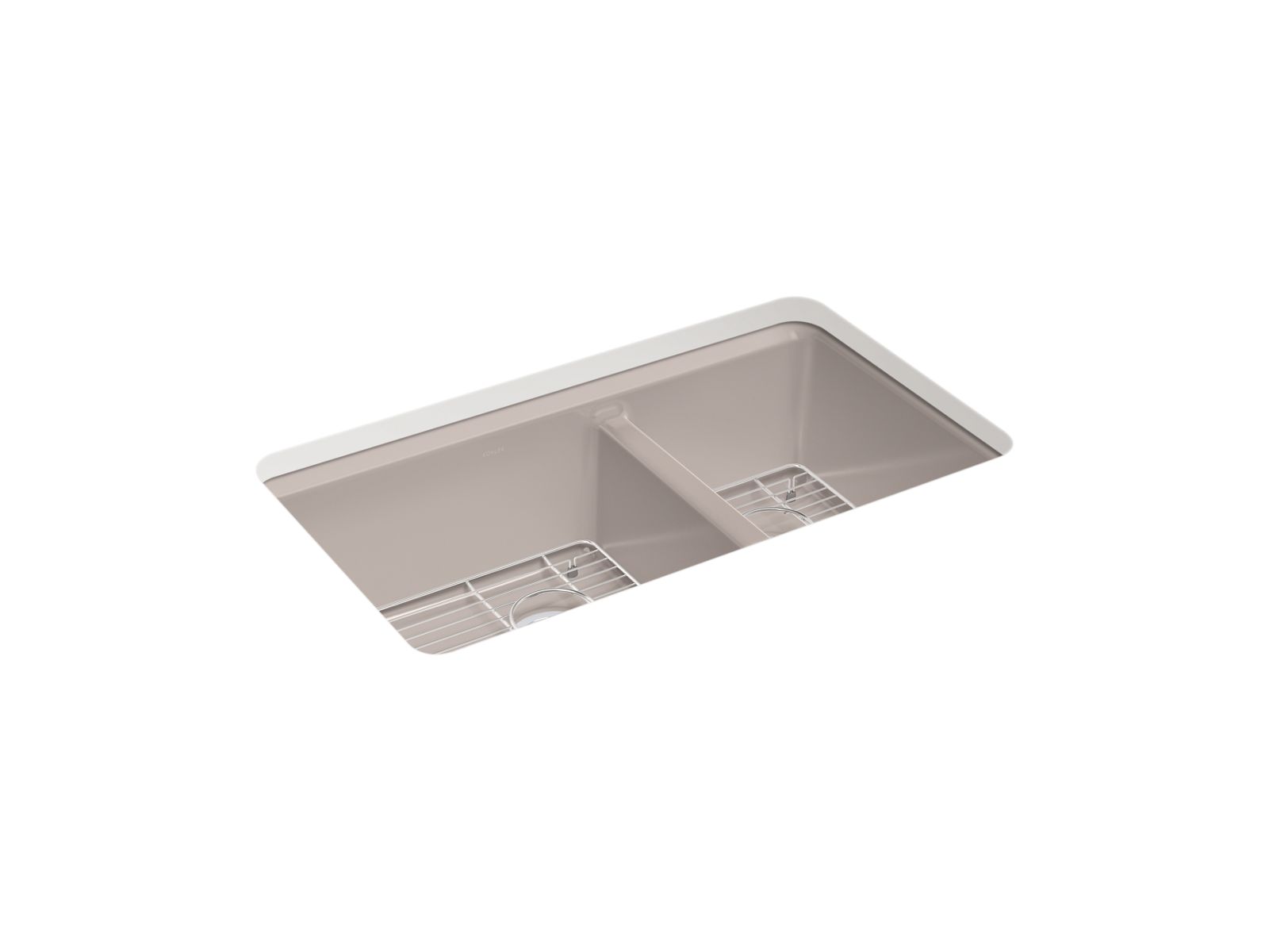 KOHLER Riverby 33" undermount double-bowl kitchen sink