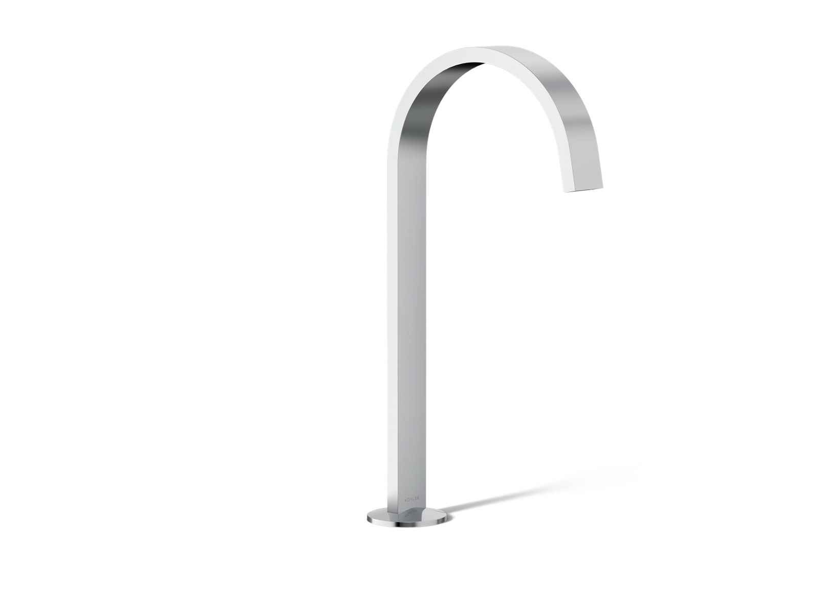 KOHLER Components Bathroom sink faucet spout with Ribbon design, 1.2 gpm