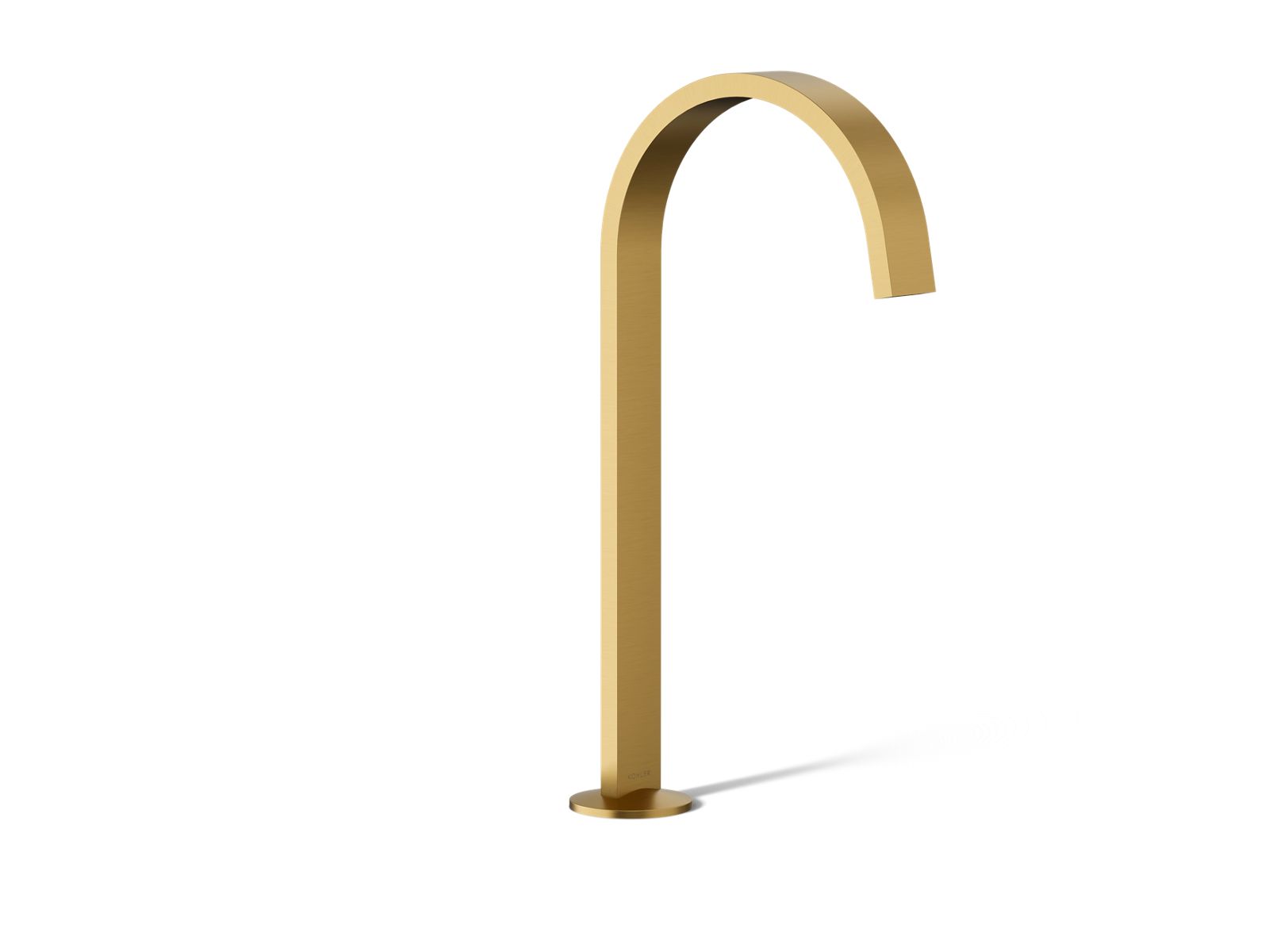KOHLER Components Bathroom sink faucet spout with Ribbon design, 1.2 gpm