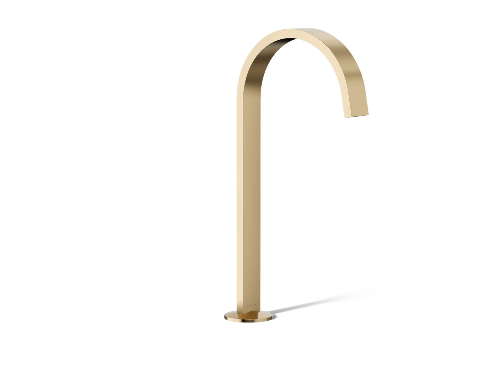 KOHLER Components Bathroom sink faucet spout with Ribbon design, 1.2 gpm