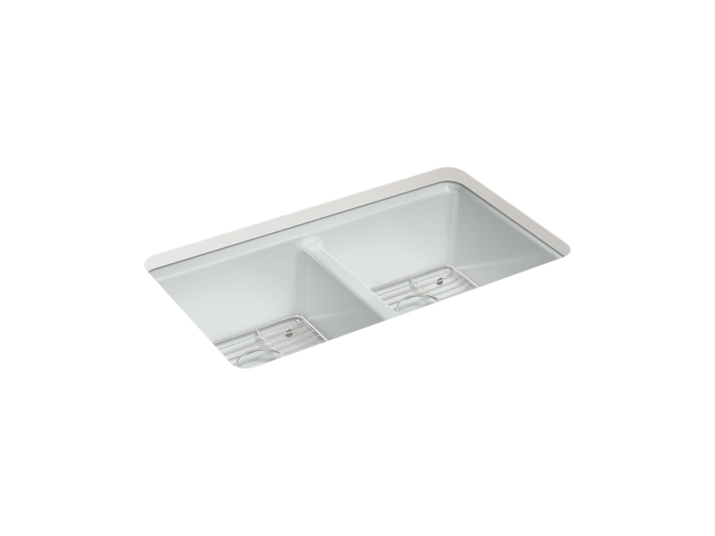 KOHLER Riverby 33" undermount double-bowl kitchen sink