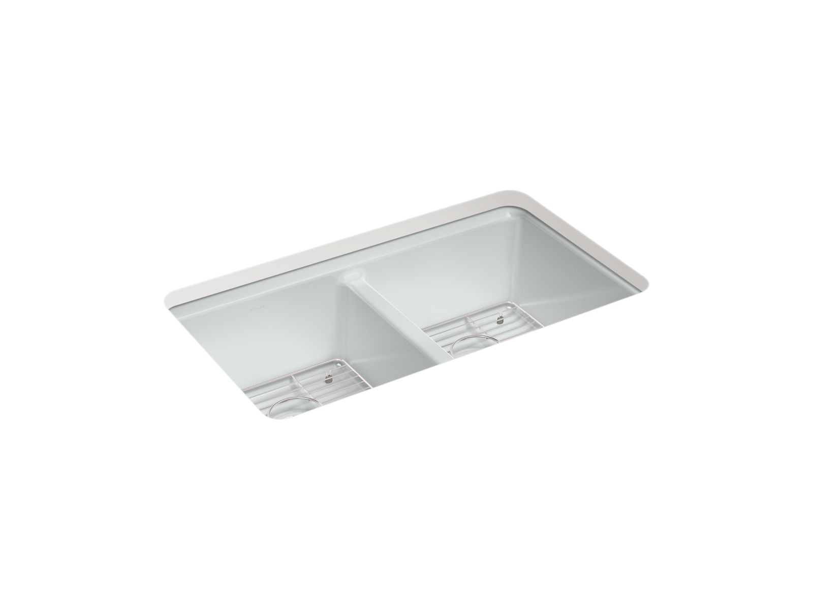 KOHLER Riverby 33" undermount double-bowl kitchen sink