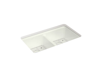 KOHLER Riverby 33" undermount double-bowl kitchen sink