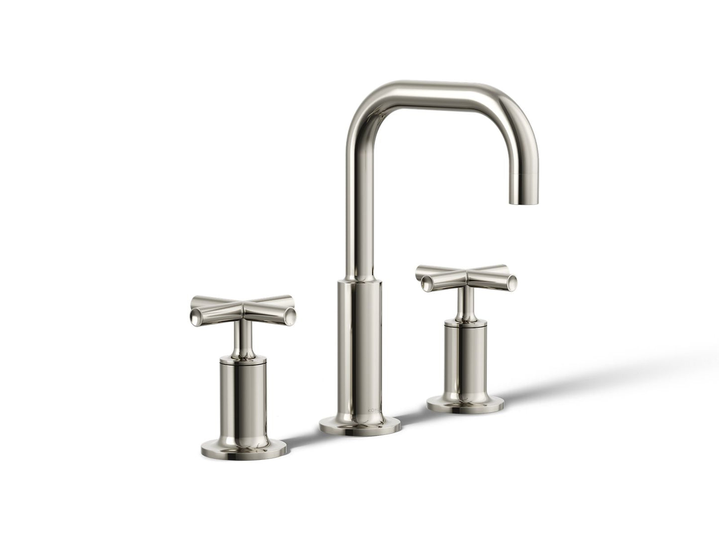 KOHLER Purist Widespread bathroom sink faucet with Cross handles, 1.2 gpm