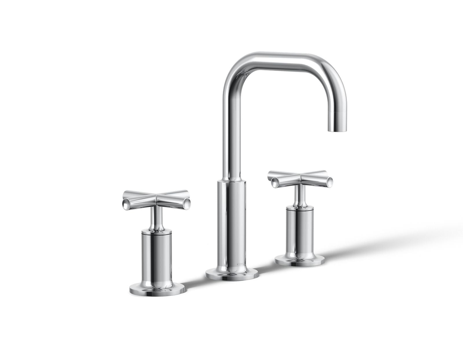 KOHLER Purist Widespread bathroom sink faucet with Cross handles, 1.2 gpm