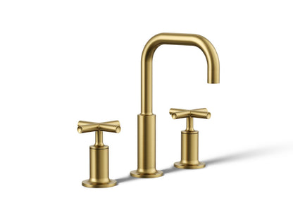 KOHLER Purist Widespread bathroom sink faucet with Cross handles, 1.2 gpm