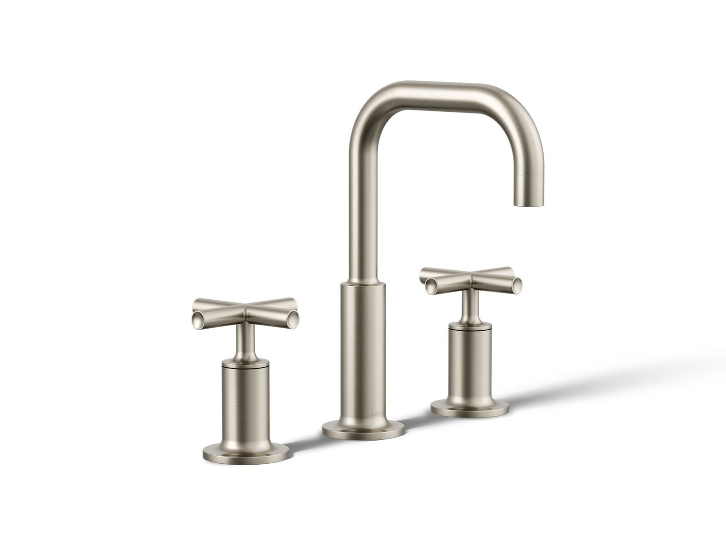 KOHLER Purist Widespread bathroom sink faucet with Cross handles, 1.2 gpm