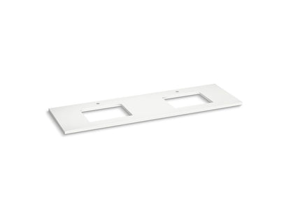 KOHLER Silestone 73" quartz vanity top with two rectangular cutouts
