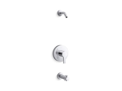 KOHLER Elate Rite-Temp bath and shower trim kit, without showerhead