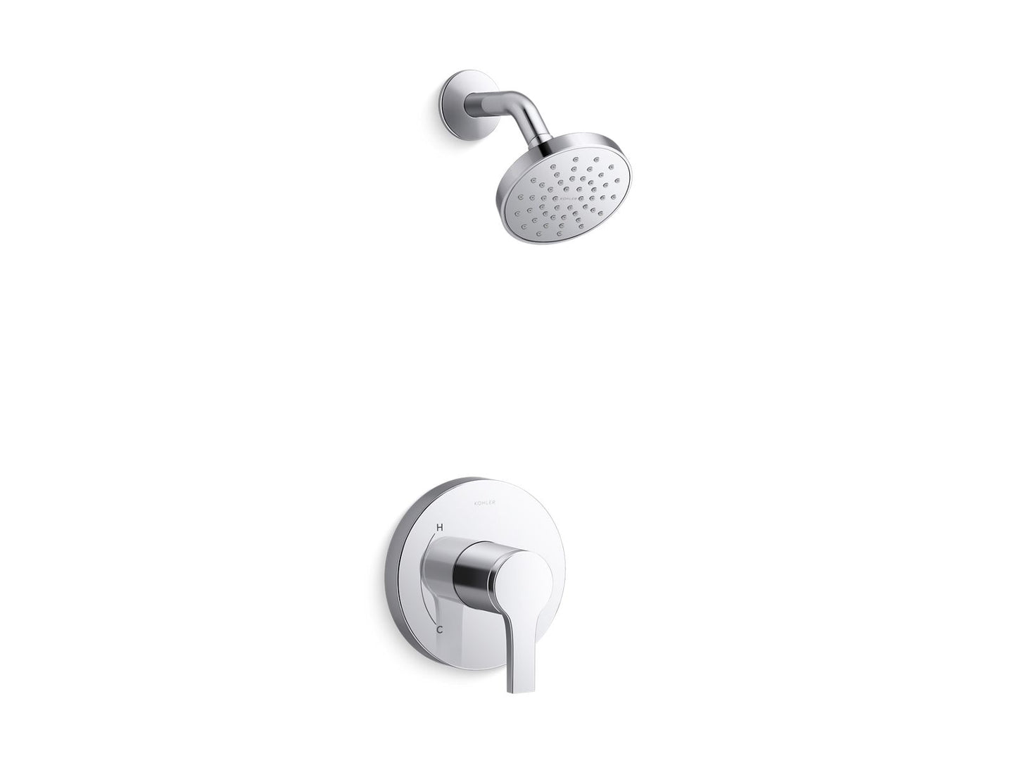 KOHLER Elate Rite-Temp shower trim kit, 2.5 gpm